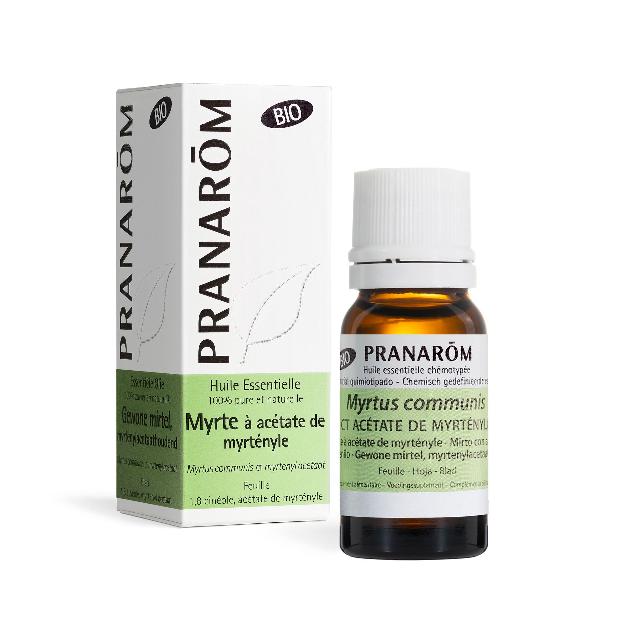 Pranarôm Huile essentielle de Myrte à acétate de myrtényle BIO 10 ml