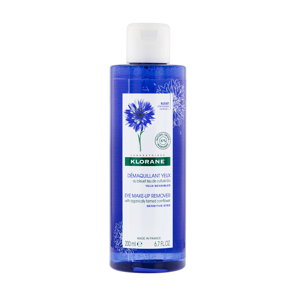 Klorane Démaquillant yeux au Bleuet BIO 200 ml