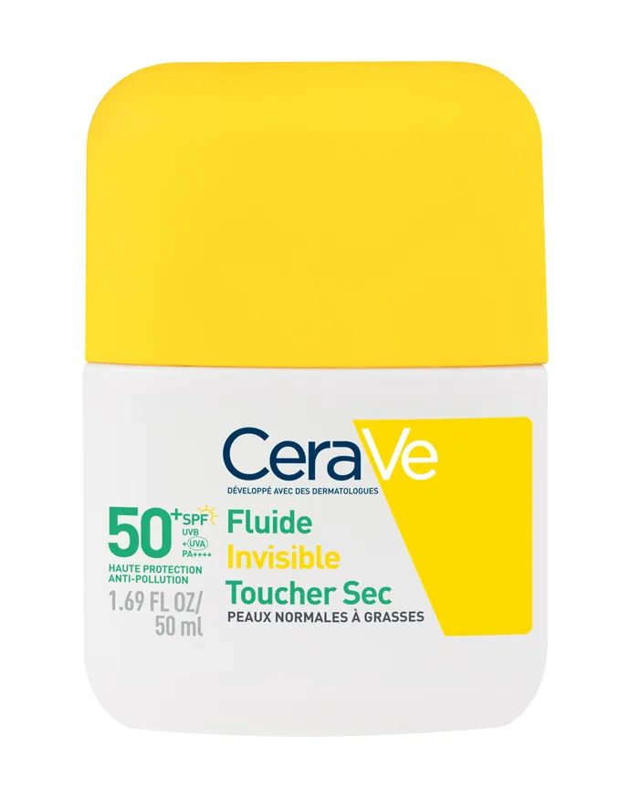 CeraVe Fluide Invisible Toucher Sec SPF50+ Haute Protection 50 ml