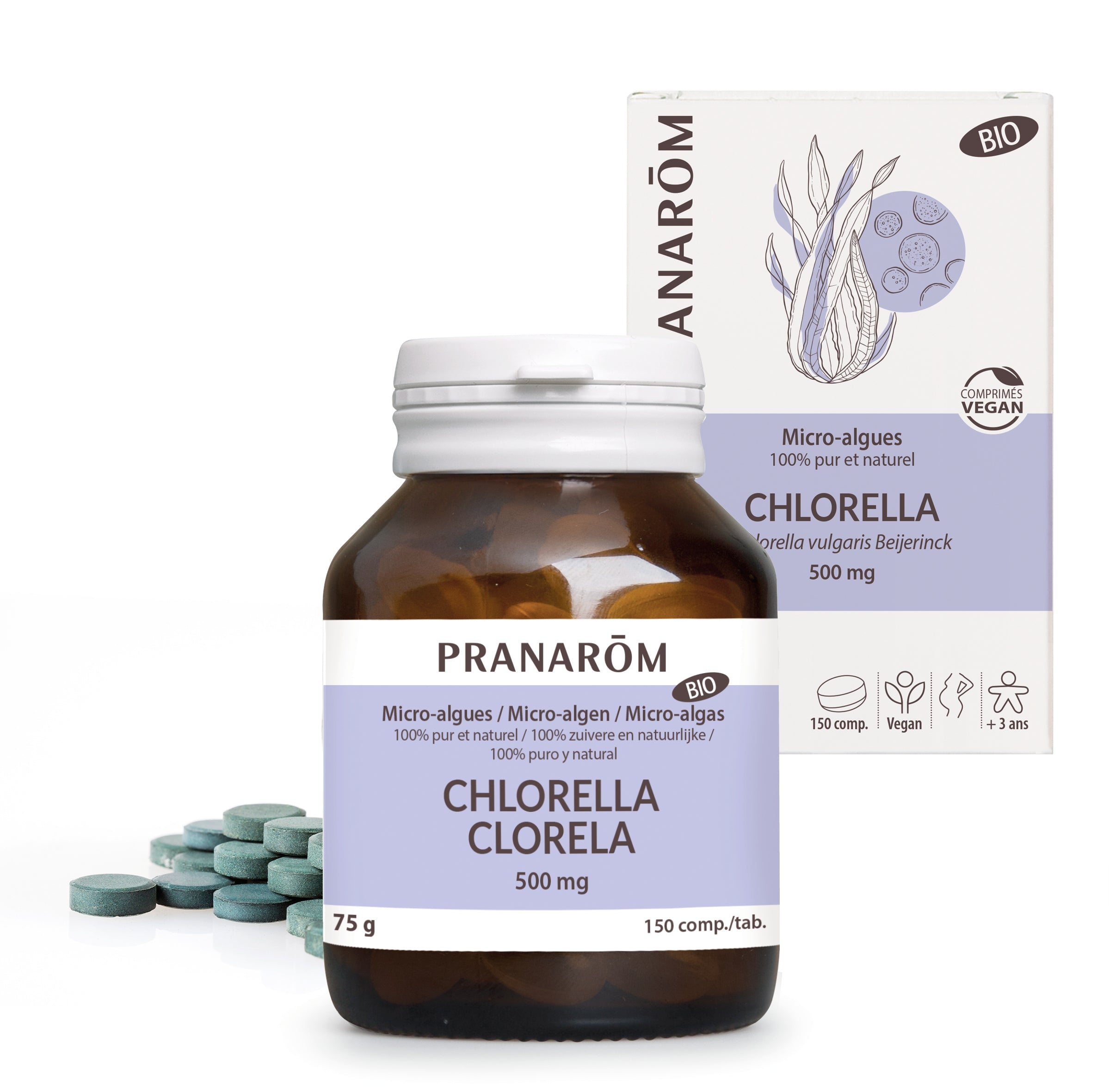 Pranarôm Chlorella BIO 75 g