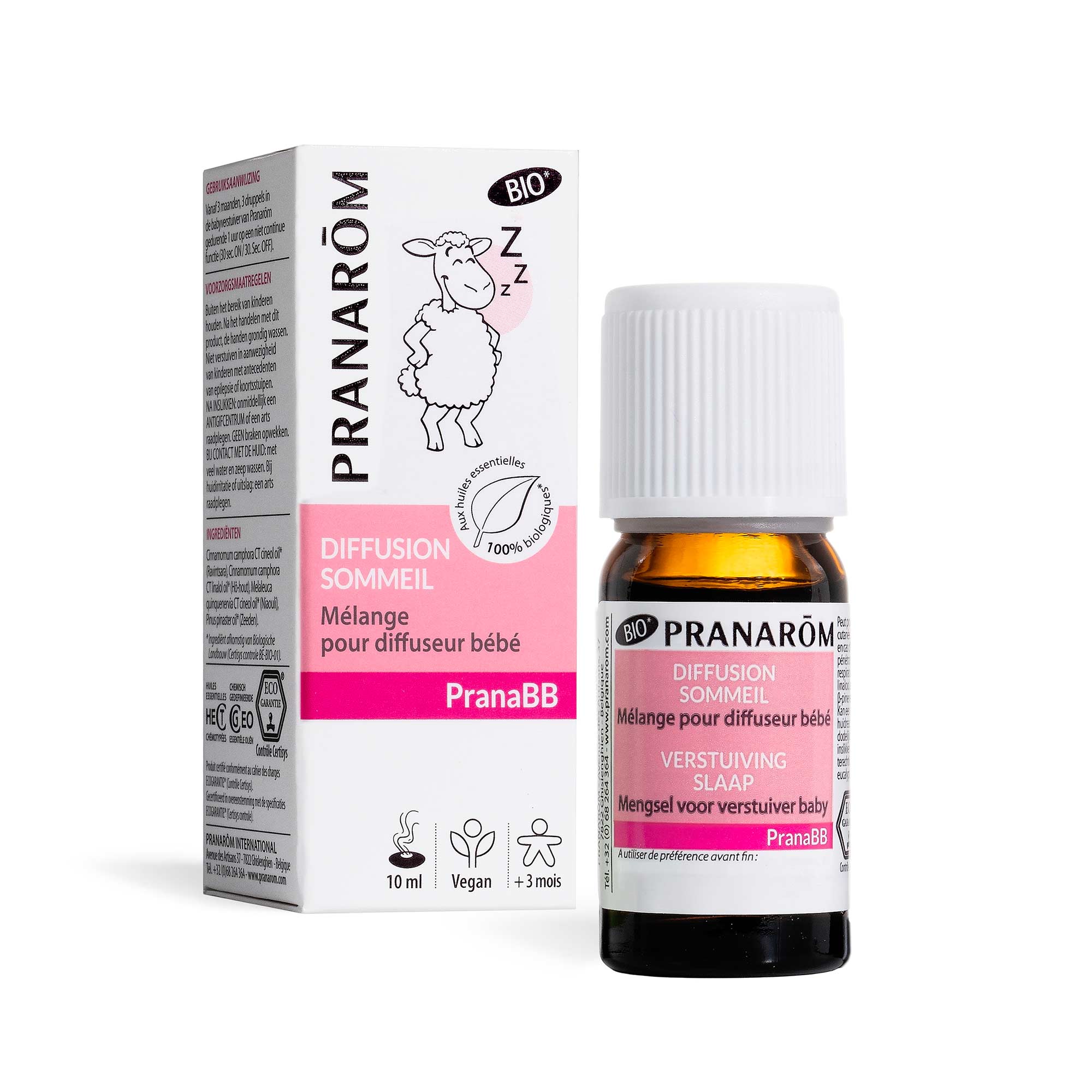 Pranarôm Diffusion sommeil pour bébé BIO 10 ml